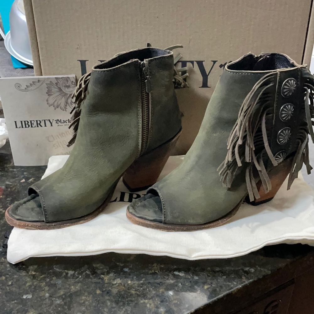 Liberty Black Vegas Concho Booties